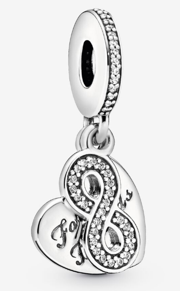 Forever Friends Heart Dangle Charm