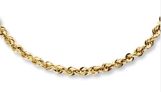 Kay Yellow Gold Rope Necklace-Kay Necklaces under $300