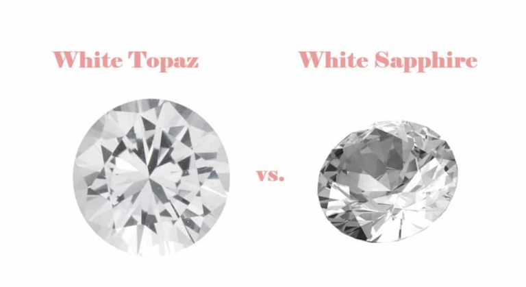 White Topaz vs. White Sapphire