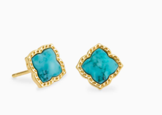 Kendra Mallory Gold Studs