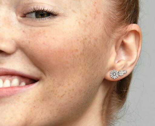 Pandora Sterling-Silver Square Halo Studs