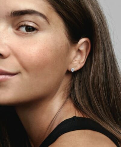 Pandora Sterling-Silver Round & Square Studs in $55
