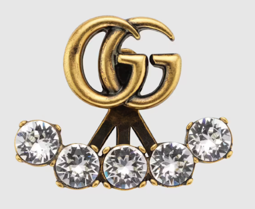 Gucci Single Double G Crystal