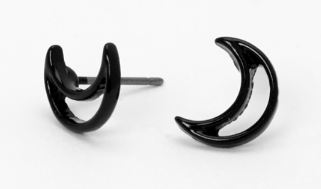 Claire Open Moon studs