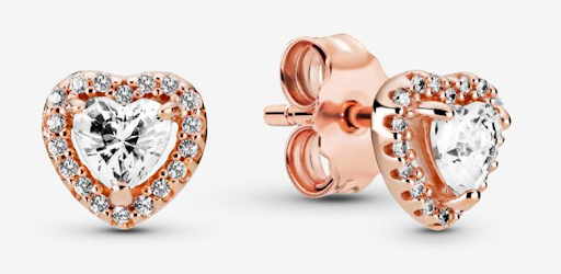 Pandora Heart Studs