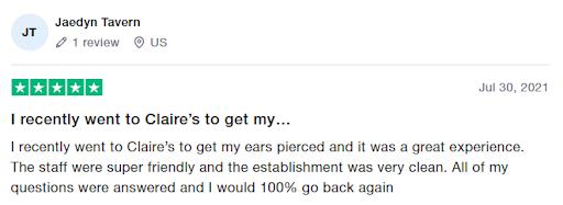 shopping experiences