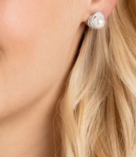Swarovski Pearl Studs