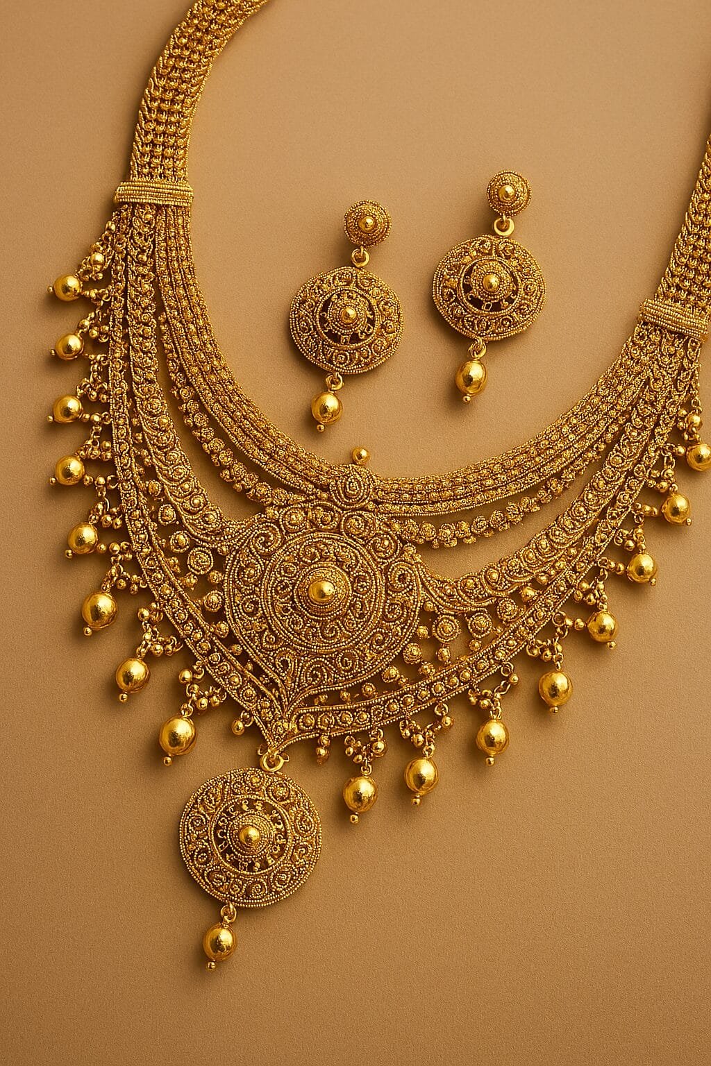 Gold Necklace and Earring Sets: A Statement of Style and Tradition